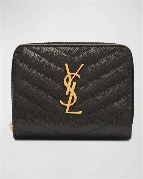 ysl men's zip wallet|YSL wallet small.